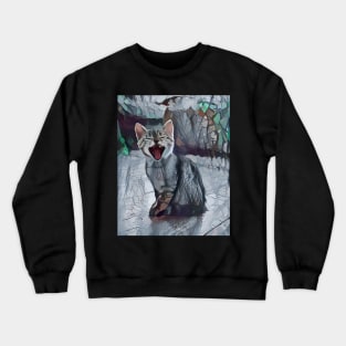 Vampy Cat Crewneck Sweatshirt